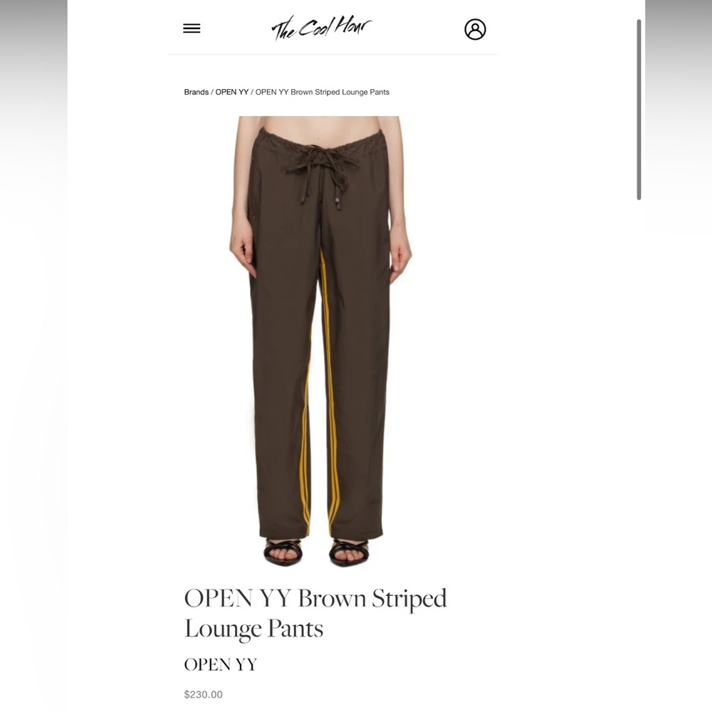 TheOpen Product Brown Striped Lounge Pants
by TheOpen Product - Picture 5 of 12